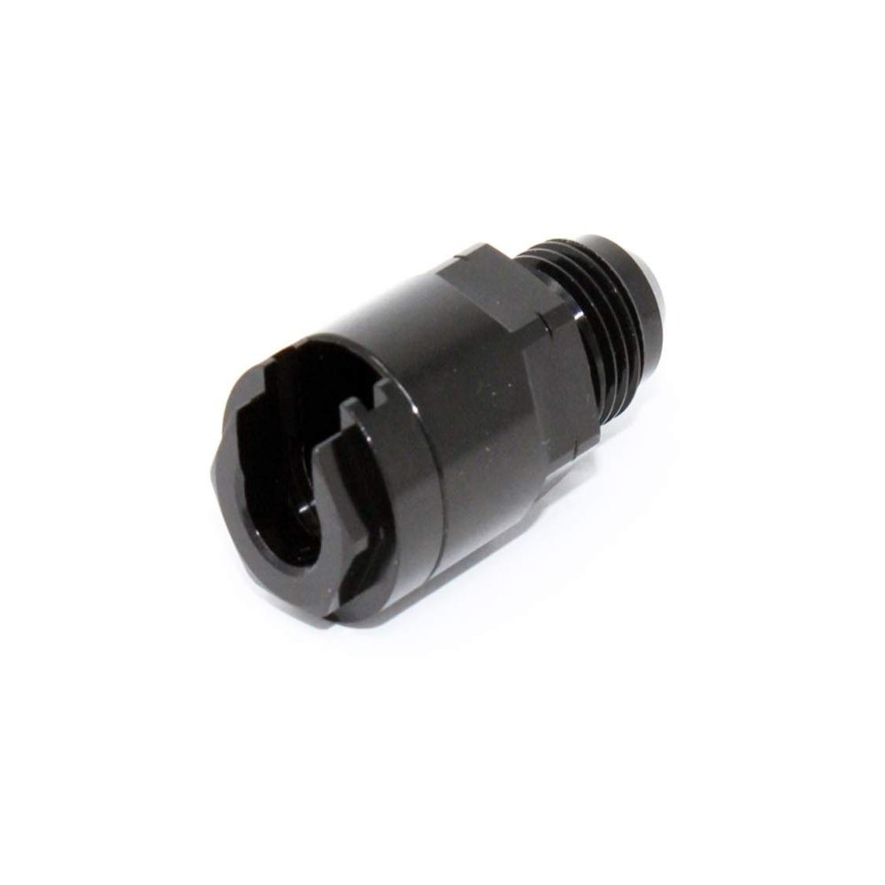 Torque Solution Locking Quick Disconnect Adapter Fitting: 3/8" SAE to -6AN Male