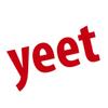 Applicable Pun Yeet Meme - Vinyl Decal for Outdoor Use on Cars, ATV, Boats, Windows and More - Red 11 inch view 1