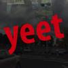 Applicable Pun Yeet Meme - Vinyl Decal for Outdoor Use on Cars, ATV, Boats, Windows and More - Red 11 inch view 2