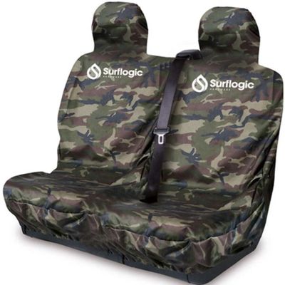 Camouflage Double Car Seat Cover by Surflogic