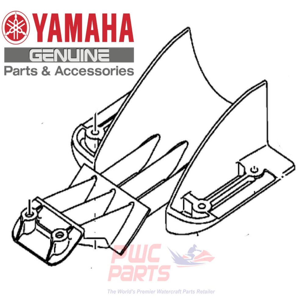 Yamaha GP1800 Upgrade Kit to 2019 GP1800R WaveRunner 2015+ VX Limited Sport Deluxe VXR VXS Performance OEM Scoop Intake Grate F3P-R1333-00-00