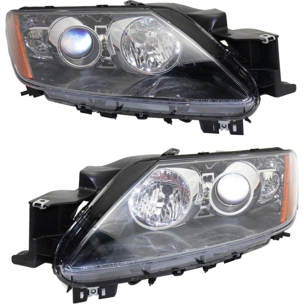 CarLights360: For 2007 2008 2009 Mazda CX-7 Headlight Assembly Driver and Passenger Side DOT Certified w/Bulbs-Replaces MA2502141 MA2503141