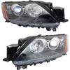 CarLights360: For 2007 2008 2009 Mazda CX-7 Headlight Assembly Driver and Passenger Side DOT Certified w/Bulbs-Replaces MA2502141 MA2503141 view 1