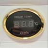ECMS Marine Boat Yacht Automotive Water Temperature Gauge K-Thermocouple 0-800 9-32V 52m 316L Golden Bezel Black Dial 800-00253 view 2