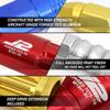 J2 Engineering 20 Pcs 7075 Aluminum Tall Open End M12 x 1.5 Lug Nuts Set w/Socket Adapter, Red, Fit Conical Seat, LN-T7-003-15-RD view 2