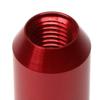 J2 Engineering 20 Pcs 7075 Aluminum Tall Open End M12 x 1.5 Lug Nuts Set w/Socket Adapter, Red, Fit Conical Seat, LN-T7-003-15-RD view 4