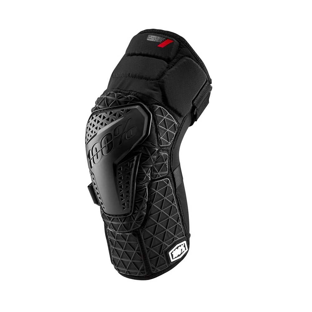 100% Surpass Knee Pad Heather Grey, L