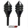Sixty61 Spiked Black Frame Sliders Compatible with GSXR 600 750 1000, Includes Mounting Kit, Suzuki GSXR600 GSXR750 GSXR1000 view 2