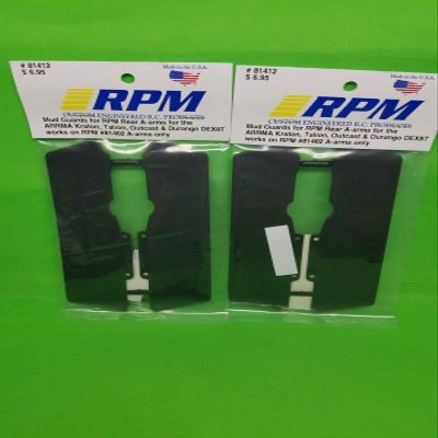 2 Pack RPM Mud Guards Arrma Kraton, Talion & Outcast Rear RPM81412 81412 Includes CHICAGOLAND RC Coupon