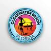 JB Print Magnet Clearwater Beach Florida Swim Boat Kayak Water Ski Vinyl Decal Sticker Car Waterproof Car Decal Magnetic Bumper Sticker 5" view 1