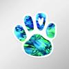 Magnet Paw Print Heart Love Abstract Dog Cat Each Decal Vinyl Decal Sticker Car Waterproof Car Decal Magnetic Bumper Sticker 5" view 1