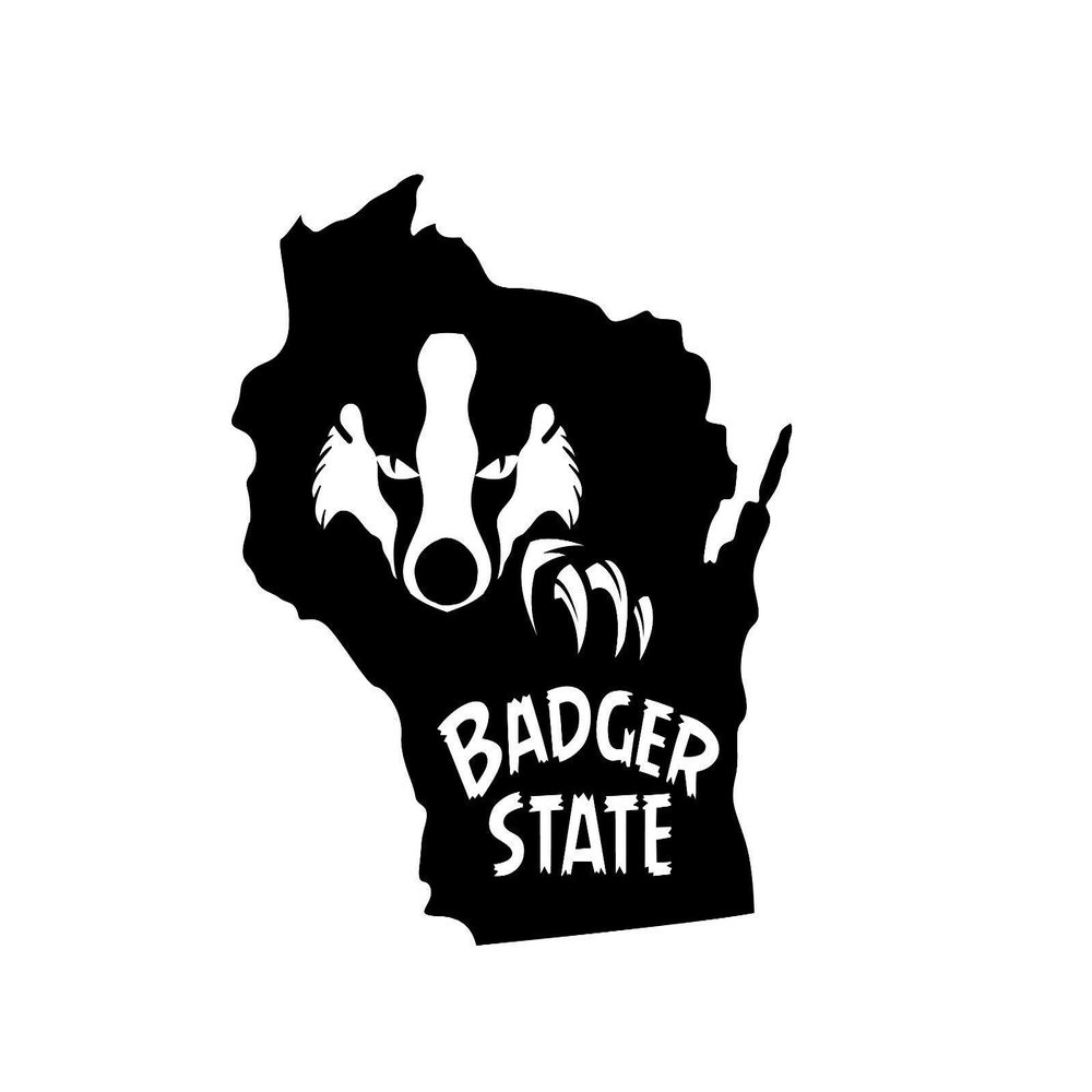 JB Print Magnet Wisconsin The Badger State Vinyl Decal Sticker Car Waterproof Car Decal Magnetic Bumper Sticker 5"