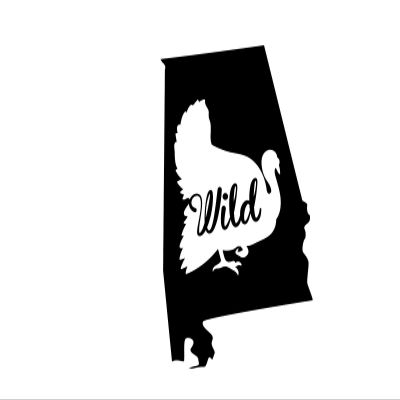 JB Print Magnet Alabama Wild Turkey Vinyl Decal Sticker Car Waterproof Car Decal Magnetic Bumper Sticker 5"