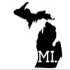 JB Print Magnet Michigan with State Abbreviation Vinyl Decal Sticker Car Waterproof Car Decal Magnetic Bumper Sticker 5" view 1