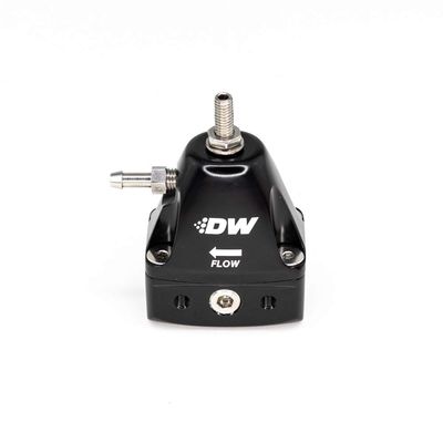 DeatschWerks DWR1000iL in-line Adjustable Fuel Pressure Regulator, Black