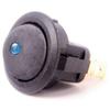 5PCS Blue Light 3 PIN LED Dot Light 12V Car Auto Boat Round Rocker ON/Off Toggle Switches view 2