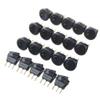 20PCS Red/Blue/Green/Yellow Light 3 PIN LED Dot Light 12V Car Auto Boat Round Rocker ON/Off Toggle Switches view 1