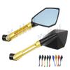 Motorcycle Universal M8 M10 Full Aluminum CNC Mirror Motorcycle Rearview Mirror For HONDA vt 600 700 750 1100 shadow vtx 1300 view 1