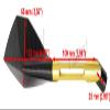 Motorcycle Universal M8 M10 Full Aluminum CNC Mirror Motorcycle Rearview Mirror For HONDA vt 600 700 750 1100 shadow vtx 1300 view 2