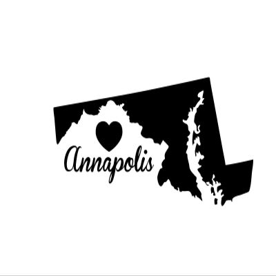JB Print Magnet Annapolis Maryland Vinyl Decal Sticker Car Waterproof Car Decal Magnetic Bumper Sticker 5"
