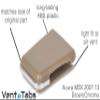 Vent Tabs Compatible/Replacement AC Vent tab for MDX 2007-2013 | 30-Second Installation | Easy on Vent Clip | No Screws or Tools Required | American Design - Air Outlet Tab Clip (Taupe/Chrome) view 2