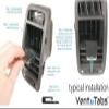 Vent Tabs Compatible/Replacement AC Vent tab for MDX 2007-2013 | 30-Second Installation | Easy on Vent Clip | No Screws or Tools Required | American Design - Air Outlet Tab Clip (Taupe/Chrome) view 3