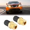 KIMISS Schrader Valve, 2Pcs 1/8" NPT MPT Brass Air Compressor Tank Fill Valve Relief Valve view 2