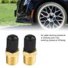 KIMISS Schrader Valve, 2Pcs 1/8" NPT MPT Brass Air Compressor Tank Fill Valve Relief Valve view 3
