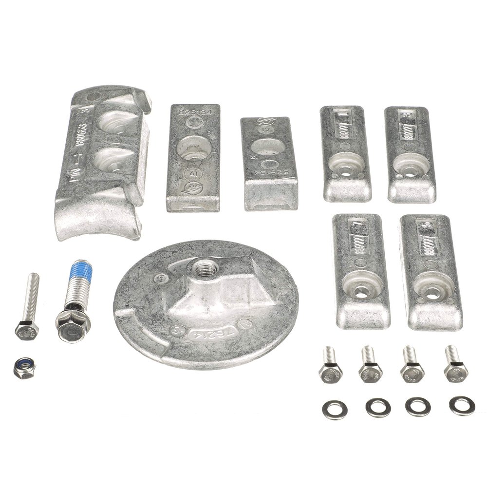 Quicksilver 8M0126670 Anode Kit for Mercury 200-300 HP L6 Verado Outboards