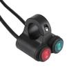Motorcycle ON/Off Switch, 22mm Universal Motorcycle Handlebar Headlight Brake Fog Lights Horn Dual Control Button Switch (Model D) view 2
