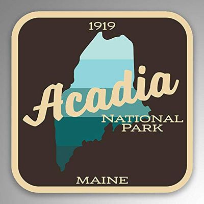 JB Print Magnet Acadia National Park Vinyl Decal Sticker Car Waterproof Car Decal Magnetic Bumper Sticker 5"