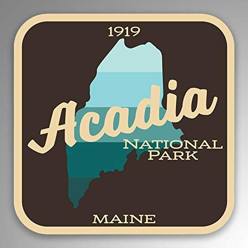 JB Print Magnet Acadia National Park Vinyl Decal Sticker Car Waterproof Car Decal Magnetic Bumper Sticker 5"