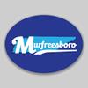 JB Print Magnet Murfreesboro Tennessee Oval Vinyl City Town College University Vinyl Decal Sticker Car Waterproof Car Decal Magnetic Bumper Sticker 5" view 1