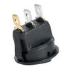 5PCS Yellow Light 3 PIN LED Dot Light 12V Car Auto Boat Round Rocker ON/Off Toggle Switches view 3