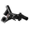 MYSMOT LR005631 Engine Coolant Thermostat & Housing with Sensor for Land Rover LR3 2005-2009 Range Rover Sport 2006-2009 V8 4.4L, 4H238A504AC 4H238594AC view 2