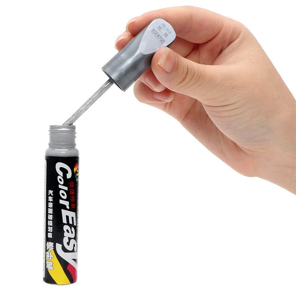 Galapagoz Car Clear Scratch Remover Pen DIY Auto Paint Repair Pen Brush Touch Up New US Silver 12 ml
