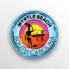 JB Print Magnet Myrtle Beach South Carolina Swim Boat Kayak Water Ski Surf Travel Vinyl Decal Sticker Car Waterproof Car Decal Magnetic Bumper Sticker 5" view 1