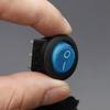 20PCS Blue Car Auto Boat 12V 16A ON/Off Toggle SPST Round Button Rocker Switch view 1