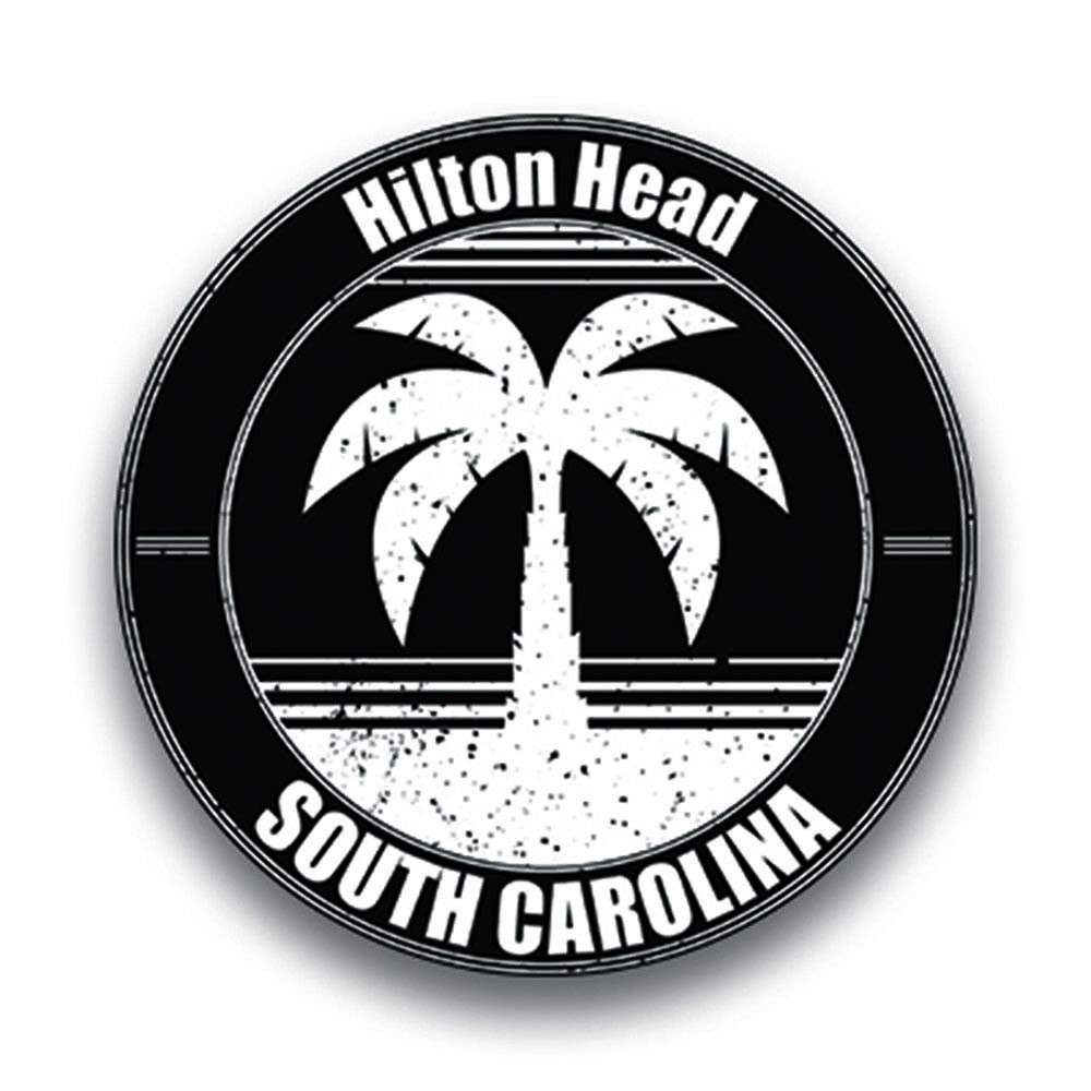 JB Print Magnet Hilton Head South Carolina Vinyl Vacation Explore Memory Souvenir Vinyl Decal Sticker Car Waterproof Car Decal Magnetic Bumper Sticker 5"