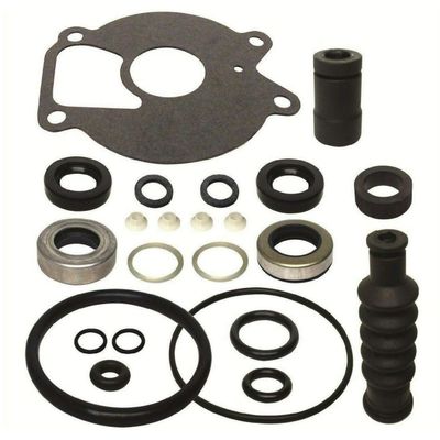 GLM Lower Unit Gearcase Seal Kit for Mercury 9.9 15 18 20 25 Hp Also Fits 1996-1998 25 hp Force Replaces 26-85090A2 18-2624 Read Product Description for Exact Applications