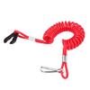 Emivery 2pcs Universal Safety Boat Outboard Engine Ignition Emergency Kill Stop Switch Key Lanyard Rope Clip Hook (Red) view 3