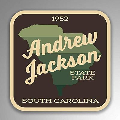JB Print Magnet Andrew Jackson State Park Explore Wanderlust Camping Hiking Vinyl Decal Sticker Car Waterproof Car Decal Magnetic Bumper Sticker 5"