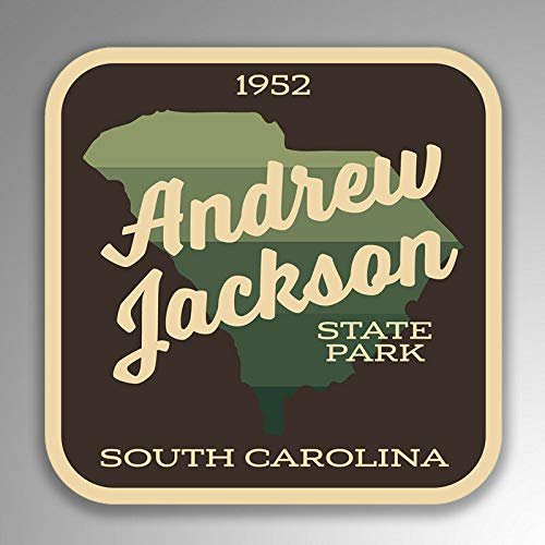 JB Print Magnet Andrew Jackson State Park Explore Wanderlust Camping Hiking Vinyl Decal Sticker Car Waterproof Car Decal Magnetic Bumper Sticker 5"