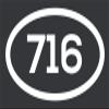 Magnet 716 Area Code Sticker New York Buffalo Cheektowaga Jamestown City Pride Vinyl Decal Sticker Car Waterproof Car Decal Magnetic Bumper Sticker 5" view 1