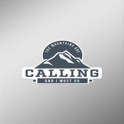 JB Print Magnet The Mountains are Calling and I Must Go -Inc Vinyl Decal Sticker Car Waterproof Car Decal Magnetic Bumper Sticker 5"
