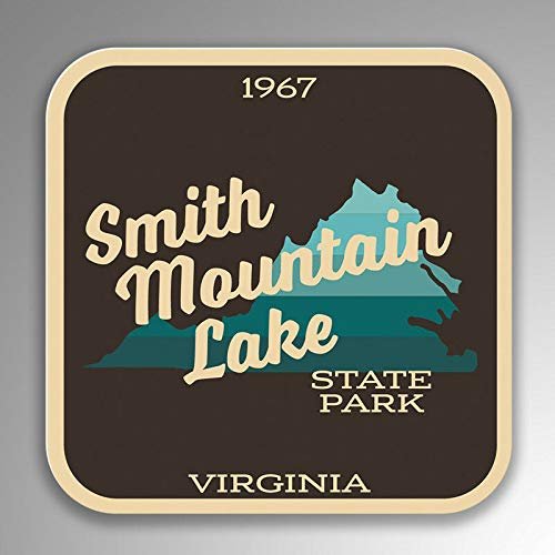 JB Print Magnet Smith Mountain Lake State Park Explore Wanderlust Camping Hiking Vinyl Decal Sticker Car Waterproof Car Decal Magnetic Bumper Sticker 5"