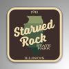 JB Print Magnet Starved Rock State Park Explore Wanderlust Camping Hiking Vinyl Decal Sticker Car Waterproof Car Decal Magnetic Bumper Sticker 5" view 1