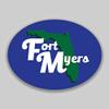 JB Print Magnet Fort Myers Florida Oval Vinyl Town City College University Vinyl Decal Sticker Car Waterproof Car Decal Magnetic Bumper Sticker 5" view 1