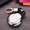 Royalfox(TM) Luxury 3 4 Buttons Soft TPU Smart Remote Key Fob case Cover for BMW Mini Cooper F54 F55 F56 F57 F60,with Keychain (Silver) view 3