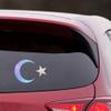 2 Pcs - No Background Decal Stickers of Islam Muslim Halfmoon Star (Hologram) Premium Waterproof Vinyl Decal Stickers for Laptop Phone Accessory Helmet Car Window Mug Tuber Cup Door USCauto026253HO view 2